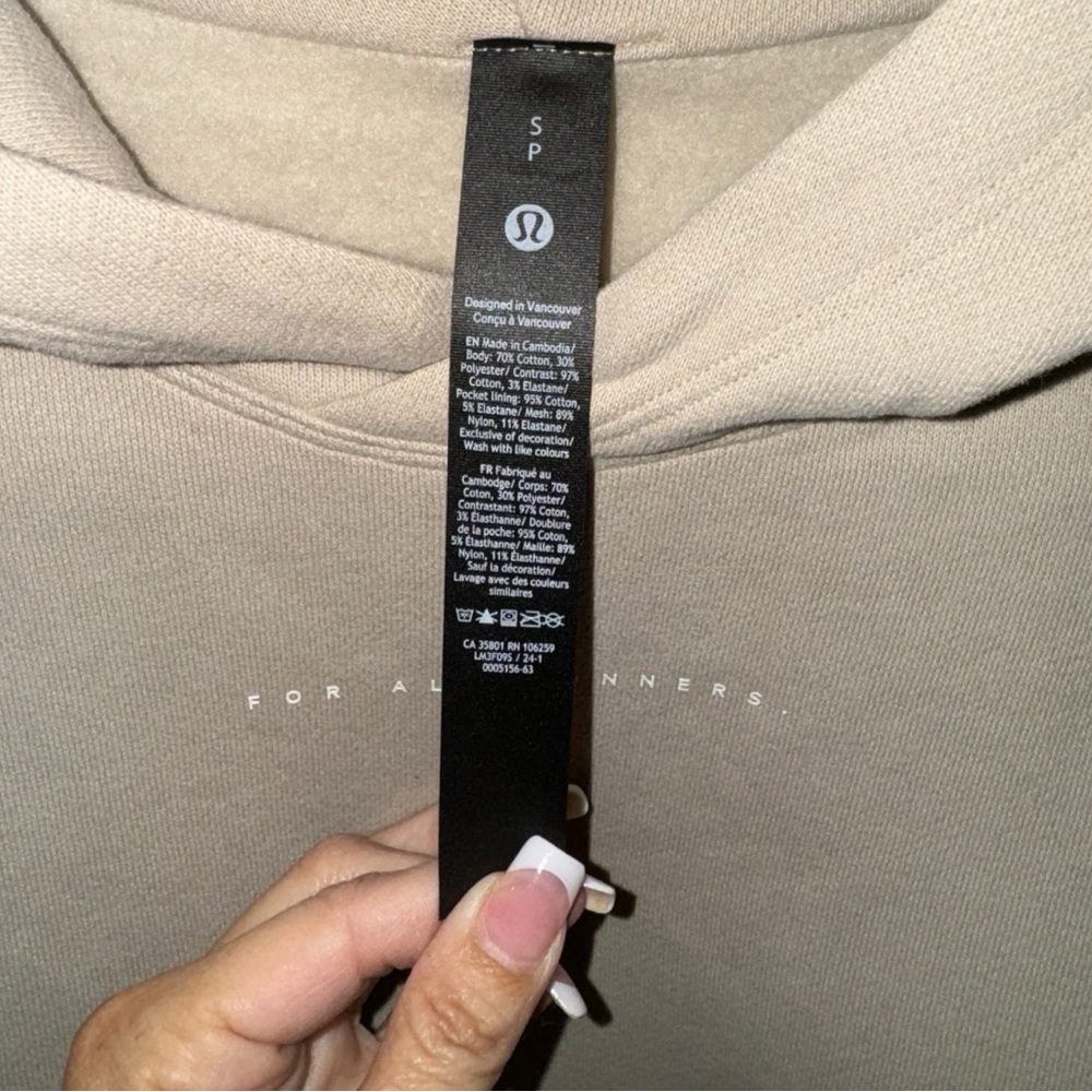 NWT LULULEMON Special Edition Steady State Mohave Tan For All Runners Hoodie - Picture 6 of 10